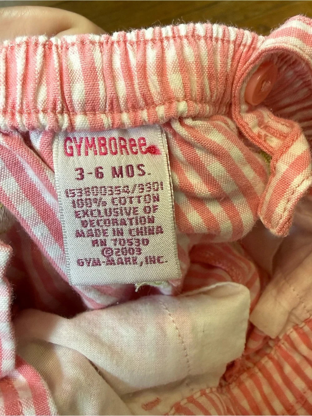 Gymboree Vintage Plaid Embroidered Lemon Baby Romper - Baby Girl 3-6 Months